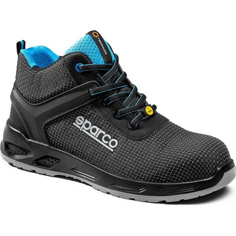 Sparco BTB005 Horizon Tek-H Rialto Scarpa Antinfortunistica Alta S3S ESD SR FO Metal Free Puntale Composito colore Nero