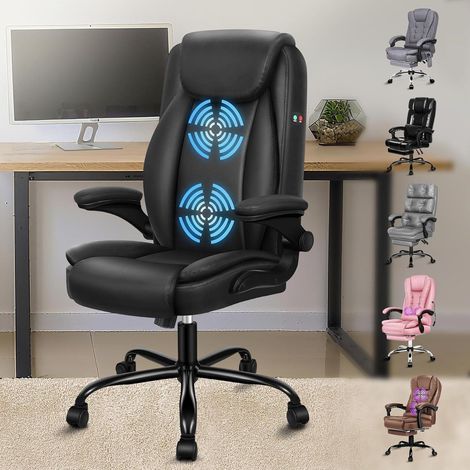 Bürostuhl ergonomisch verstellbar Fenix - Schwarz Fenix High Back (1/5)