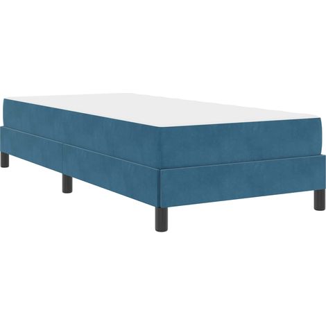 Maison Exclusive - Boxspringbett mit Matratze Dunkelblau 90 x 200