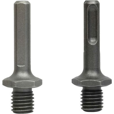 2 Pièces Adaptateur M14 Filetage Mâle à SDS Plus Femelle et triangle Femelle pour Meuleuse Perceuse Forage (1/4)