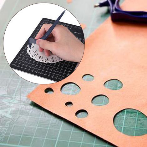 Outil de découpe ergonomique pour loisirs créatifs : couteau de découpe rotatif à 360° pour la découpe de papier DIY (1/5)