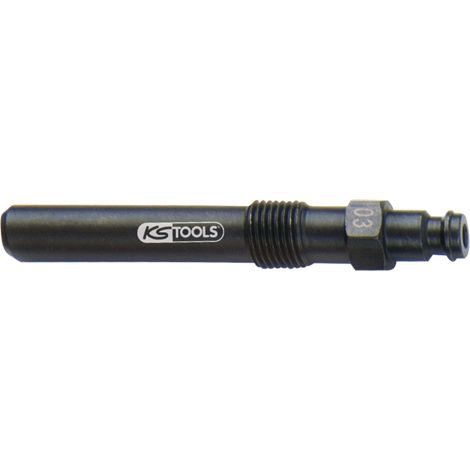 KS Tools 150.3664 Glühkerzen Adapter, M12x1,25 mit Außengewinde, Länge 87 mm