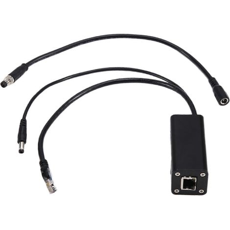 Répartiteur PoE 2,5 GHz 25 W (48 V vers 12 V) conforme à la norme IEEE 802.3af pour système de vidéosurveillance et caméra 24 V (1/5)