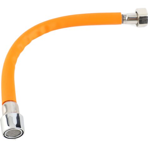 Rallonge de robinet étanche et flexible, rotation à 360 degrés, interface universelle G1/2, taille moyenne 30 cm (tolérance de 1 à 2 cm). (1/5)