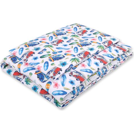 Ropa de cama infantil de algodón de 2 piezas 120x90 cm - - autobuses (1/3)