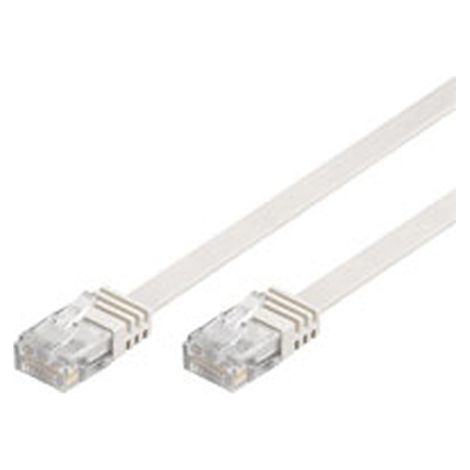 Goobay 3m RJ-45 Cable - Cable de red (3 m, RJ-45, RJ-45, Blanco)