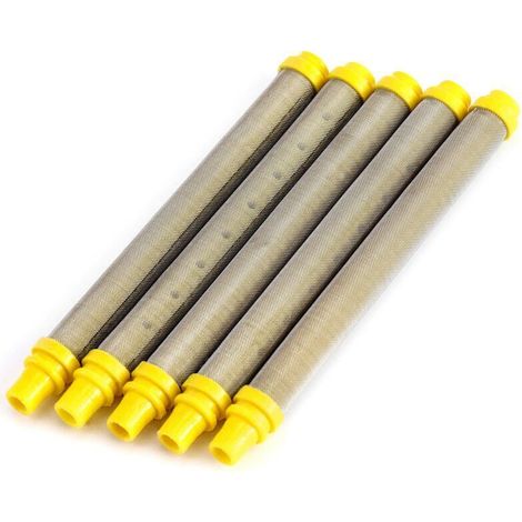 100 Mesh Éléments De Filtre À Pistolet À Pulvériser Airless, pour Pistolet de pulvérisation de Peinture sans air, 5 pièces