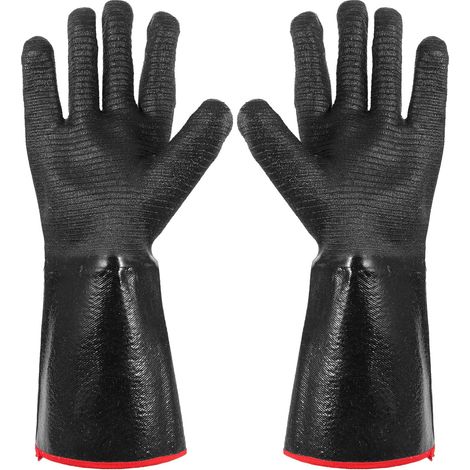 Neoprenhandschuhe Hitzebeständig bis 500 C 14 Zoll mit (1/5)