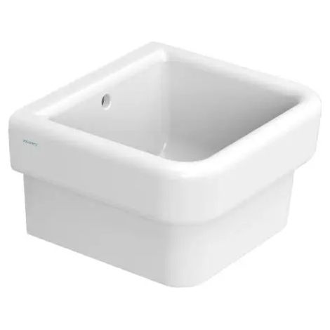 Vasca lavatoio pilozzo a parete in ceramica bianca modello persia cm 42x38 CERAMICA DOLOMITE