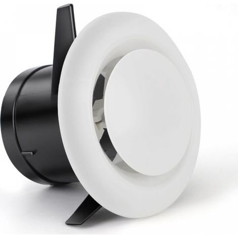 Grille de ventilation réglable, grille de ventilation ronde de plafond de 75 mm/2,95" pour ventilateurs d'extraction, ventilateurs de conduit (1/4)