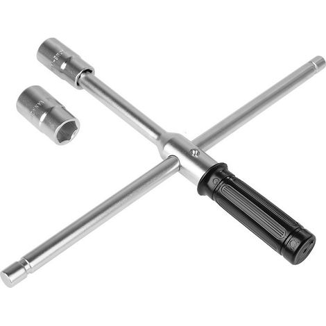 Llave de Cruz Rápida Wadfow 17-19-21-23mm con Mango y Barra de Extensión (1/3)