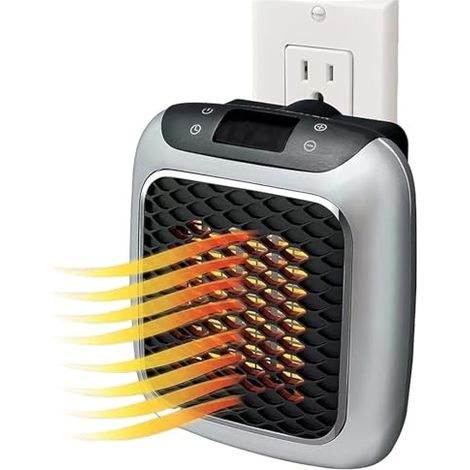 Calentador enchufable, Mini Well Heater: Calienta tu hogar al instante, la solución perfecta para un calor acogedor en los días fríos