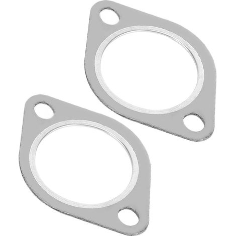 Joint de Collecteur D'échappement de Voiture, 2 Pièces de Joint de Collecteur D'échappement en Métal de Voiture 18107502346 de Remplacement pour E36 E39 E46 E53 E70 E83 E85 (1/5)
