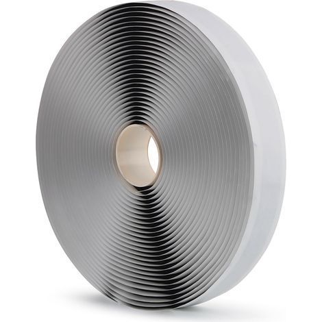 Ruban d'étanchéité noir auto-adhésif en butyle (20 mm de large x 2 mm d'épaisseur x 20 mètres de long) adapté à la réparation des camping-cars, à l'étanchéité des vitres et à l'étanchéité des toitures (1/5)