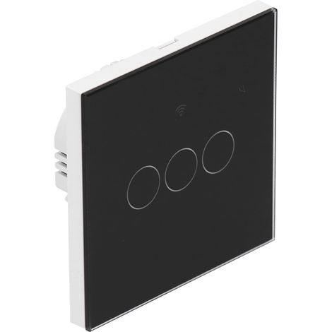 Interrupteur tactile triple Tuya Zigbee (norme européenne), 100–240 V, 50/60 Hz (1/5)