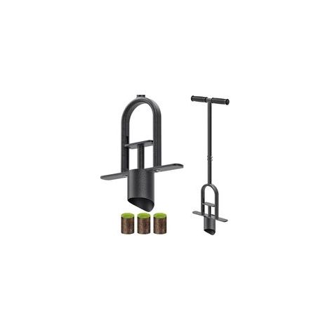 Plantoir à Bulbes, Outil de DéSherbage de Jardin 87cm Plantoir pour Tulipes 11.5cm Profondeur Accessoire Jardinage Bulbes avec Dégagement Automatique du Sol pour Les Sols Compactés (1/5)