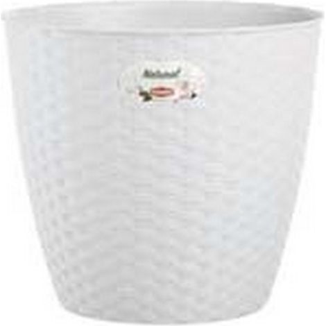 4PZ VASO NATURAL BIANCO Ø CM. 19 - cm. 19x17.5h. - lt.3