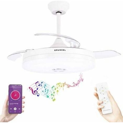 Ventilador Techo Grunkel SKYWIND42BT2, aspas Retra