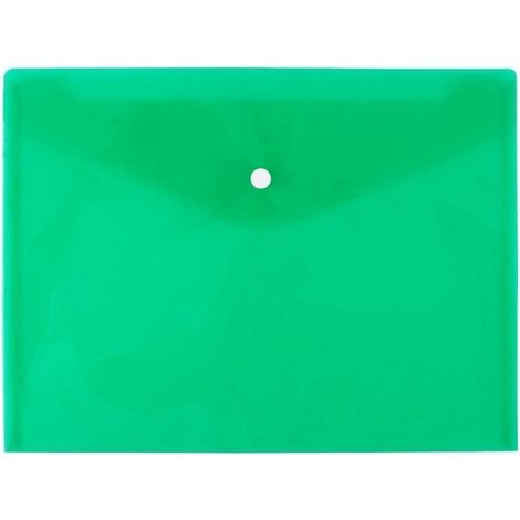 Cartella verde formato A4 con busta D.rect