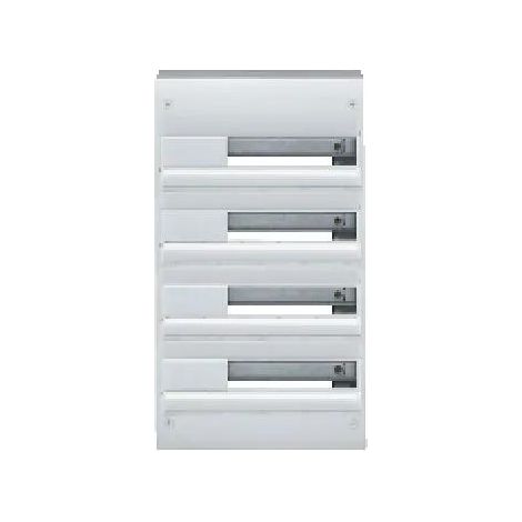 Caja de distribución eléctrica Hager 72 módulos blanca 625x355x103 mm