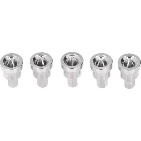 Lot de 5 embouts magnétiques de vissage PH2 25mm tige hexagonale, acier chrome-vanadium à absorption magnétique (1/5)