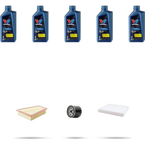 Kit tagliando 3 FILTRI e 5L OLIO compatibile con Ford KA+ 1.2 Ti-VCT 63kw dal 2016 (1/5)