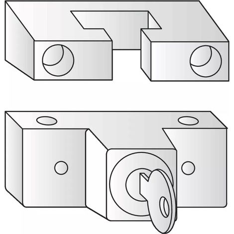 LOQUET DE CONDAMNATION OF SS CLE 8-00855-00-0-7