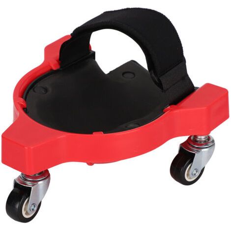 BARKBUSTERS  Genouillères à roulettes pour économie de Travail KneeBlade Sangle de sécurité Gliding Wheeled Non Marrin(Red) (1/4)