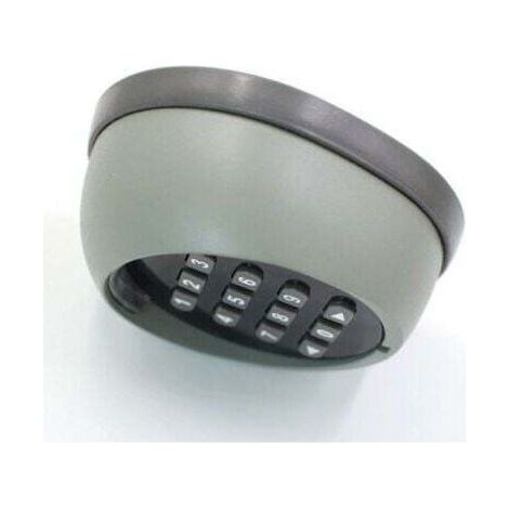 Clavier de contrôle d'accès métallique pour porte de garage – Fréquence 433,92 MHz – Étanchéité IP54 – Autonomie de la batterie : 1 an – Dimensions : 85 x 75 x 35 mm (1/2)