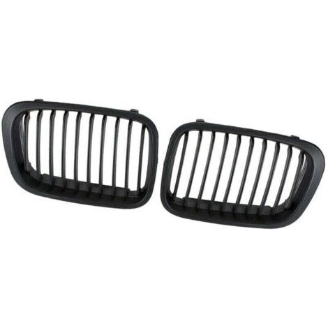 2 Pieces Calandre Noir Mat Pour Bmw E46 Serie 3 4 Portes 1998-2001 (1/5)