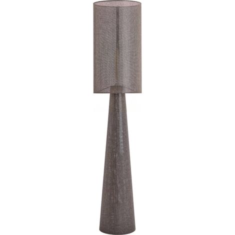 Light & Living - stehlampe - Micky - braun - textil - stehlampe -
