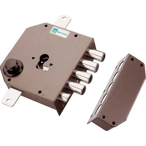 1PZ SERRATURA LEGNO APPLICARE 2M+S TRIP.CIL/EUROPEO ART. 38.630 E.63 DX