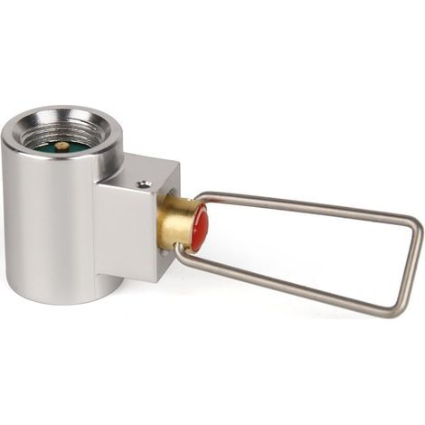 Vanne Supplémentaire - Réservoir Recharge Shifter Réservoir de gaz Plat Adaptateur de sélecteur de gaz Adaptateur de Valve supplémentaire Cartouche Convertisseur de gaz de Camp (1/5)