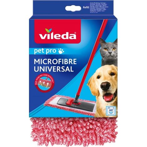 Insert de balai plat Vileda pour poils et cheveux (1/5)