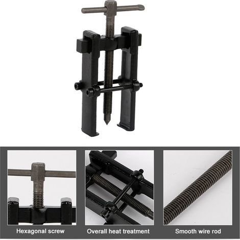 Extracteur de pignons à deux mâchoires, extracteur de roulements, dispositif de levage à spirale séparée, machine de réparation, outils à main