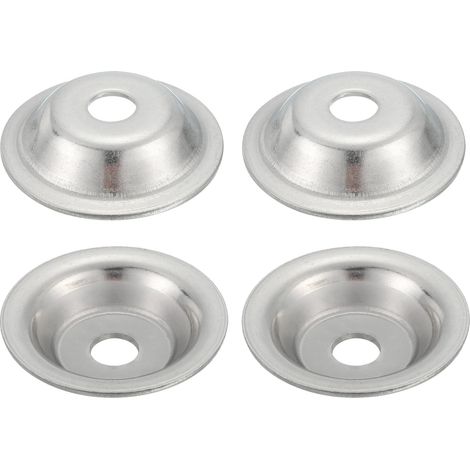 4 Pcs M16 Rondelles Inox 3x80mm Acier Inoxydable 304 Rondelle d'Arbre pour Meuleuse d'Établi, Polisseuse à Brosse Métallique, Argenté (1/5)