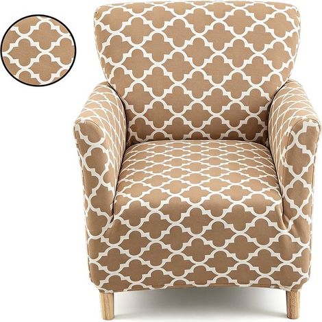 Funda para silla, Funda elástica para silla, Funda extraíble para silla, Funda para sillones de banquete/lectura, sillas de comedor (1/5)