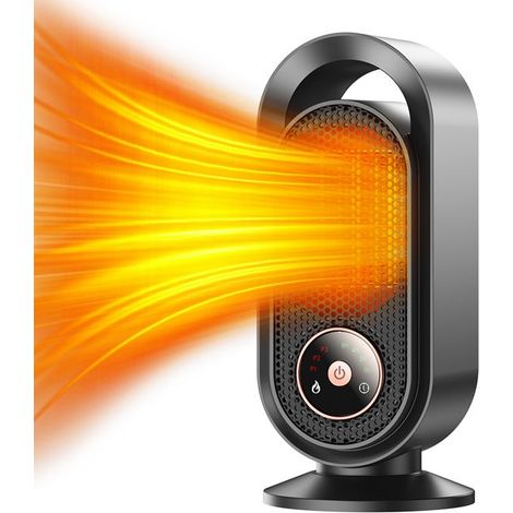 1000W chauffage électrique Portable Mini ventilateur de bureau chauffage intelligent ventilateur d'air chaud maison chambre bureau-B (1/5)