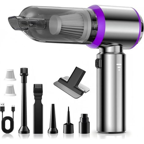 Aspirateur à Main ACELIFE 18000Pa Aspirateur Voiture Puissant sans Fil 3 Vitesses 80,000U/min pour PC Maison Voiture Bureau Canapé (1/5)