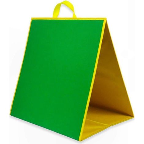 Tableau en feutre pliable bicolore (vert) - Ruban adhésif décoratif autoportant pour la maison et le bureau - Bon (1/5)