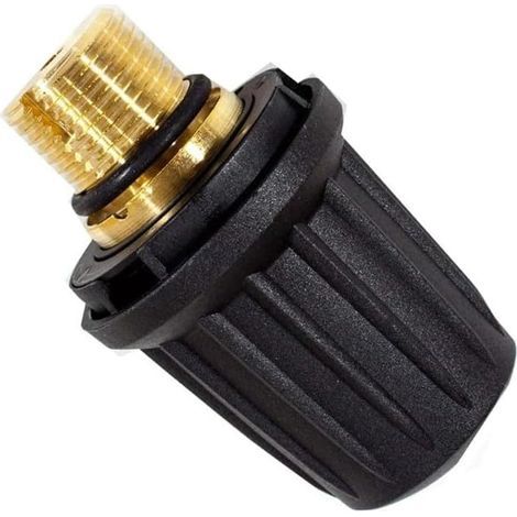 Ersatzteil für Kärcher Dampfreiniger: Sicherheitsventilkappe aus Messing mit Sicherheitsventil und O-Ring, passend für Modelle der Serien SC1, SC2 und SC3 (1 Stück)