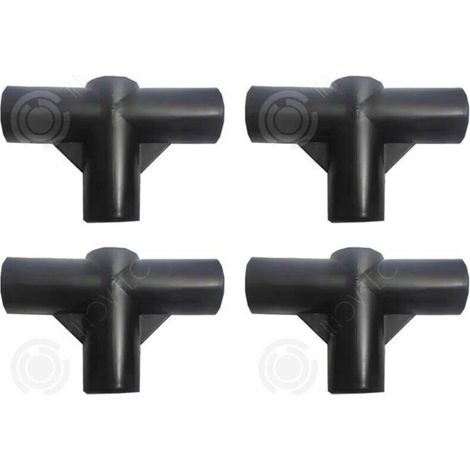De connecteurs de cadre PVC de serre de jardinage connecteur de support stable robuste pour cadre de serre convient pour (1/4)