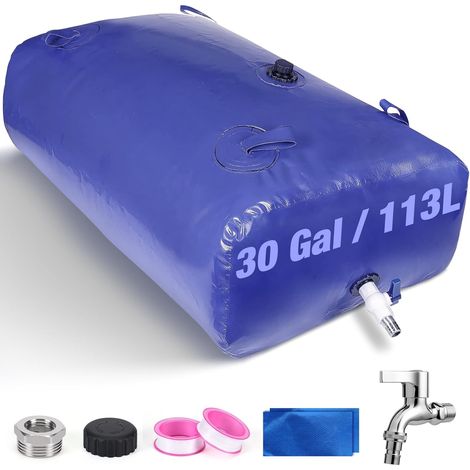 Foldable Portable Water Tank Storage Containers for Camping, Drought Resistance, Emergency Water, Fire Prevention (1/5)