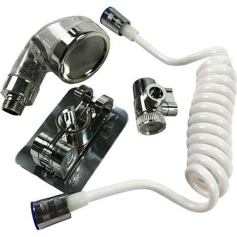 Kit pommeau de douche pour évier avec tuyau extensible, adapté pour cuisine et salle de bain (1/5)