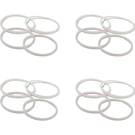 Nuevos sellos de goma de repuesto para la licuadora Magic Blender plana/cruzada (paquete de 16) (1/4)