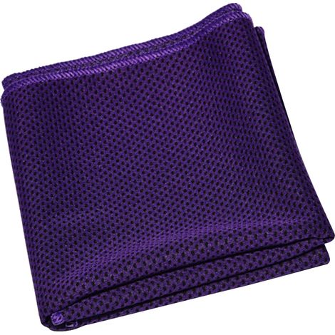 Serviette rafraîchissante Portable pour Sports de plein air, Super absorbant l'eau, sensation de froid (violet foncé) (1/2)