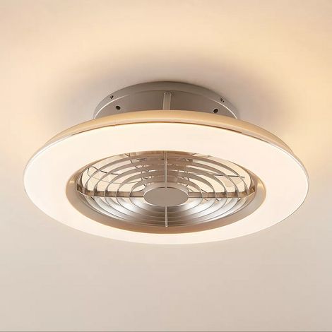 [NEUWERTIG] B-Ware Arcchio Fenio Led Deckenventilator M. Licht Deckenlampe Lampe Leuchte 40 W Silber