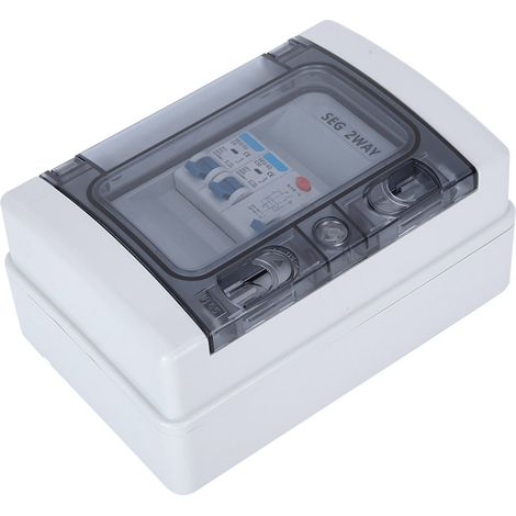 Protection par disjoncteur miniature avec interrupteur de fuite étanche 40 A 30 mA RCD + 2MCB (6a32A) (1/5)