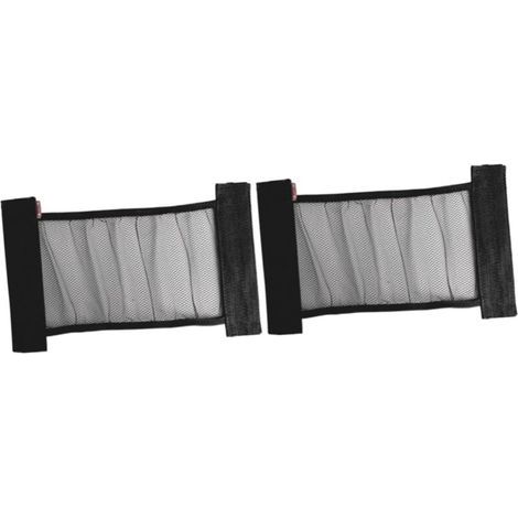 Filet de rangement pour voiture en 2 parties, filet de coffre, filet à bagages, filet de chargement arrière, tissu Oxford, 20 x 35 cm (1/4)