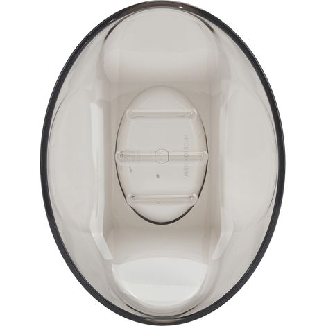 Le porte-savon est fabriqué en PS, sans trous, et possède un couvercle facile à nettoyer ainsi qu'un système d'évacuation pour la salle de bain et les toilettes. (1/5)